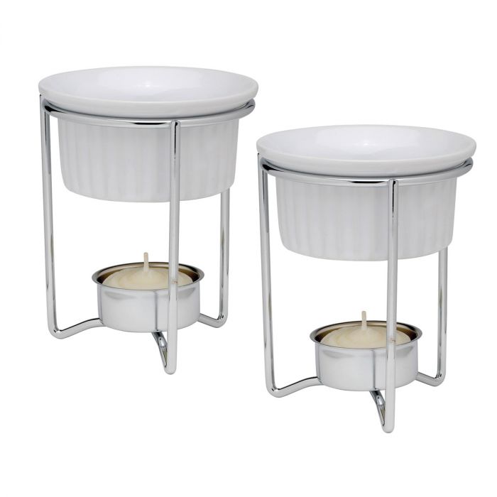 CERAMIC BUTTER WARMERS SET/2