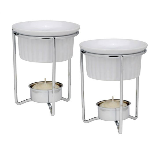 CERAMIC BUTTER WARMERS SET/2
