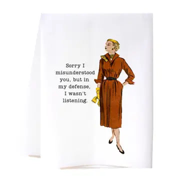 MISUNDERSTOOD  FLOUR SACK TOWEL