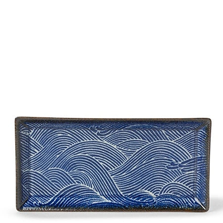 ARANAMI WAVE RECTANGLE PLATE 9X4"