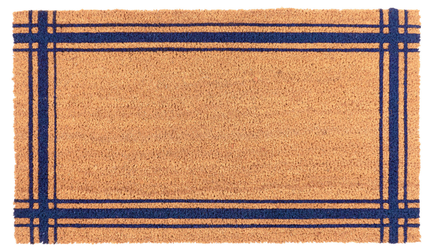 NATURAL COIR DOORMAT LYON STRIPE