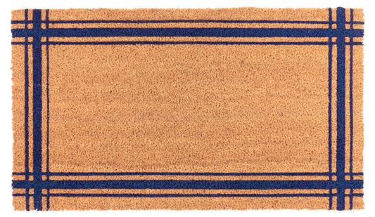 NATURAL COIR DOORMAT LYON STRIPE