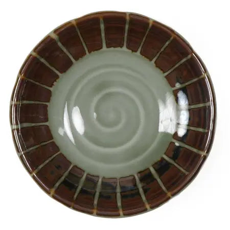 SAUCE DISH 3.5" BROWN TOKUSA EDGE