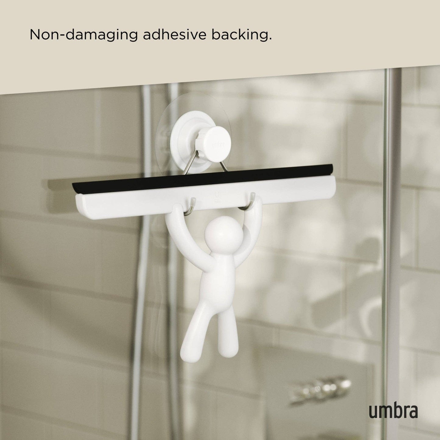 BUDDY ADHESIVE SQUEEGEE: WHITE