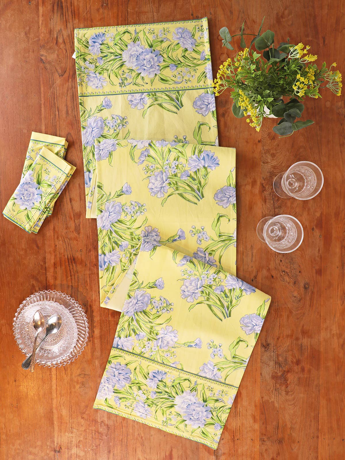 APRIL CORNELL RUNNER 13X72" SACHA YELLOW