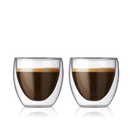 BODUM PAVINA GLASS XS 2.5 OZ SET OF 2