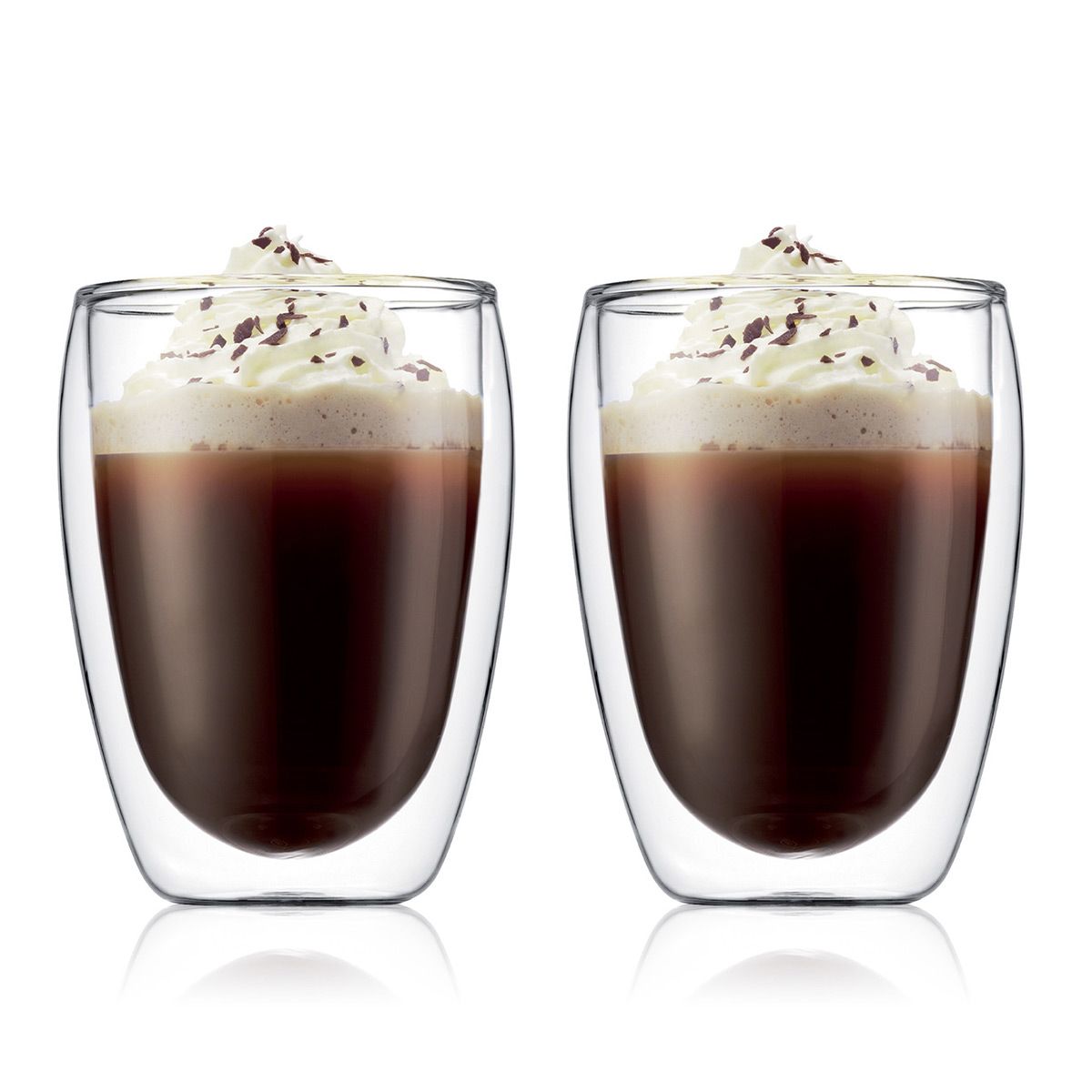 BODUM PAVINA GLASS 12 OZ SET OF 2