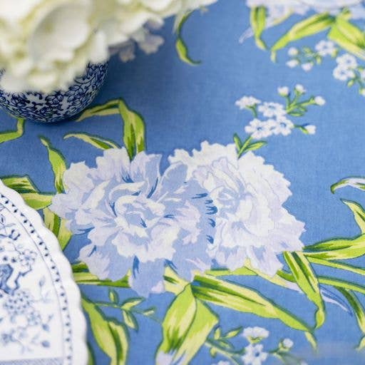 APRIL CORNELL TABLECLOTH SACHA BLUE 60X108