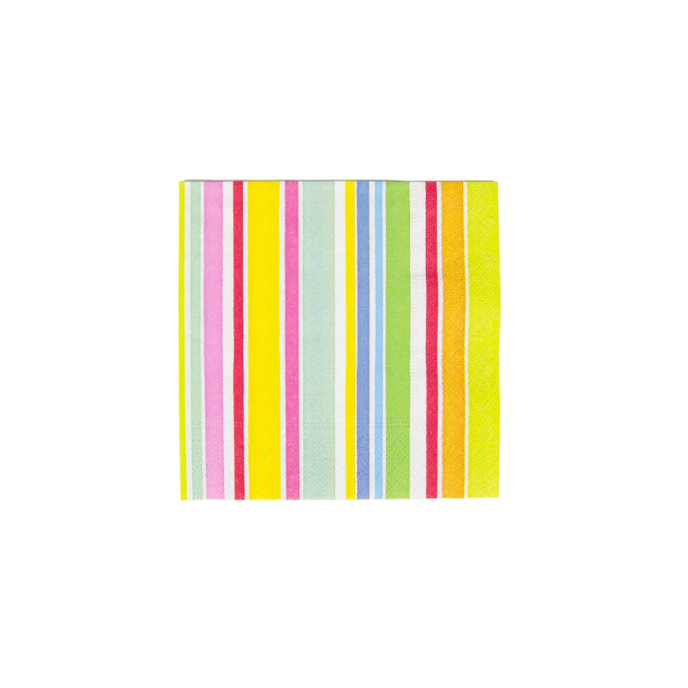 COCKTAIL NAPKIN CABANA STRIPE