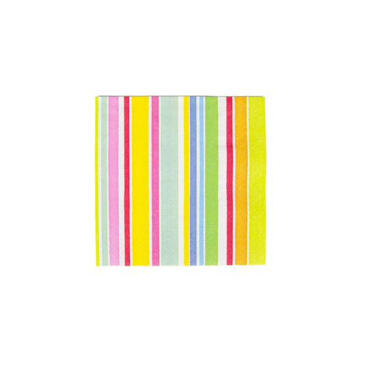COCKTAIL NAPKIN CABANA STRIPE