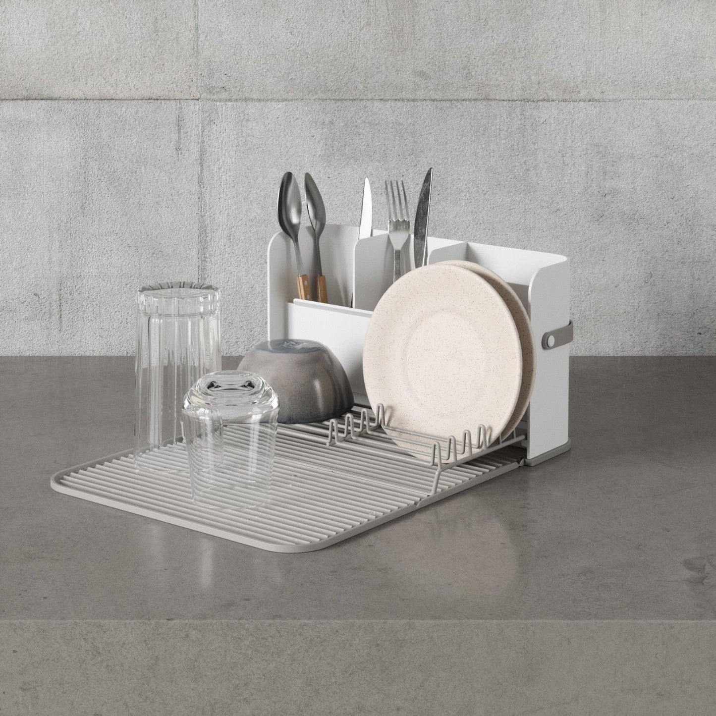 SLING DISH RACK-GREY