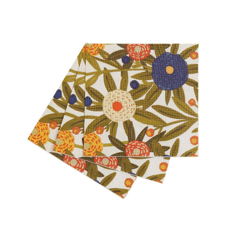 Harvest Sunshine  Paper Cocktail Napkins (Pack of 25)