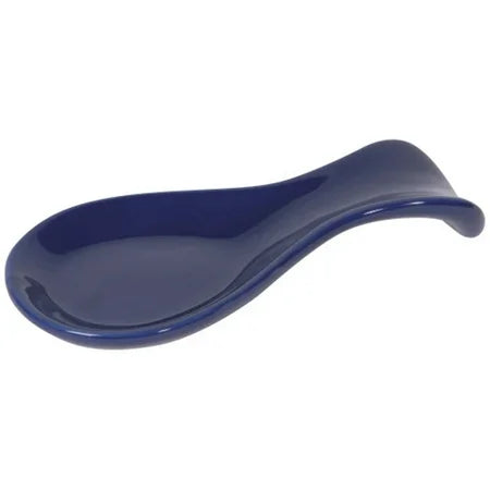 STONEWARE SPOON REST NAVY