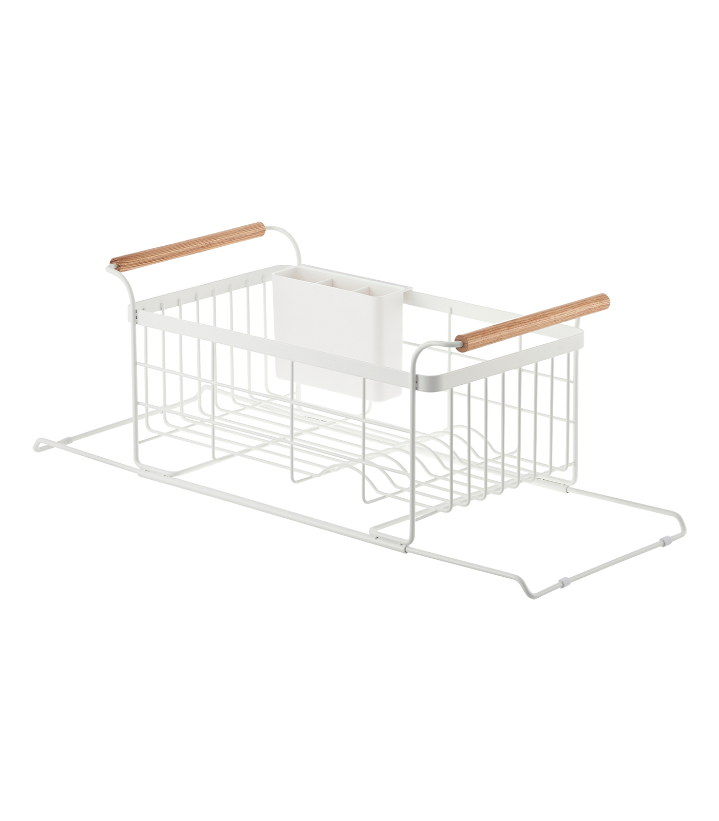 TOSCA OVER-THE-SINK DISH RACK - STEEL + WOOD