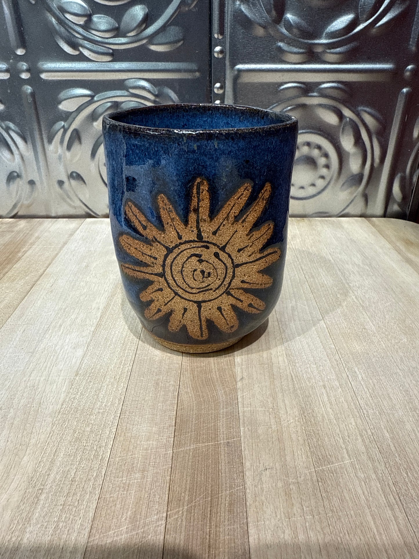 RISING FOREST PINCH MUG-BLUE SUN