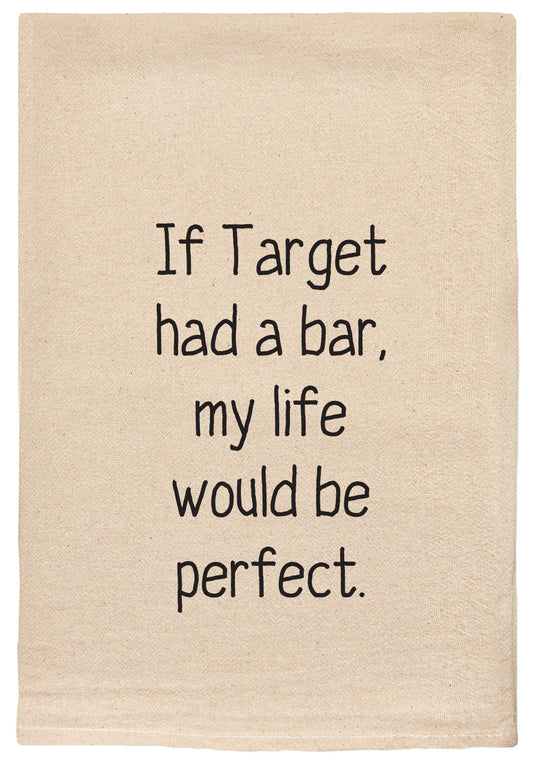 TARGET BAR FUNNY NATURAL TOWEL