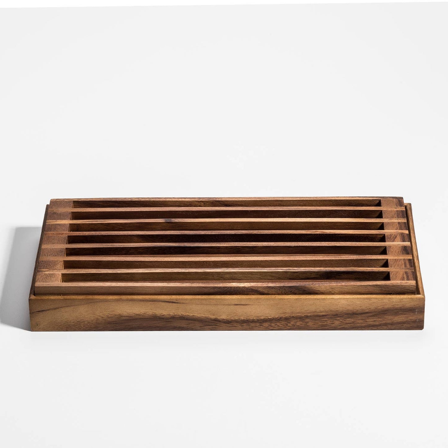 ACACIA WOOD BREAD CRUMB CATCHER