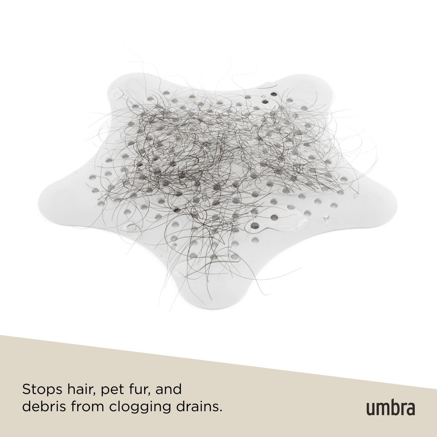 STARFISH HAIR CATCHER:WHITE