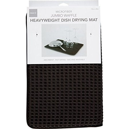 HEAVYWEIGHT DISH DRYING MAT BLK