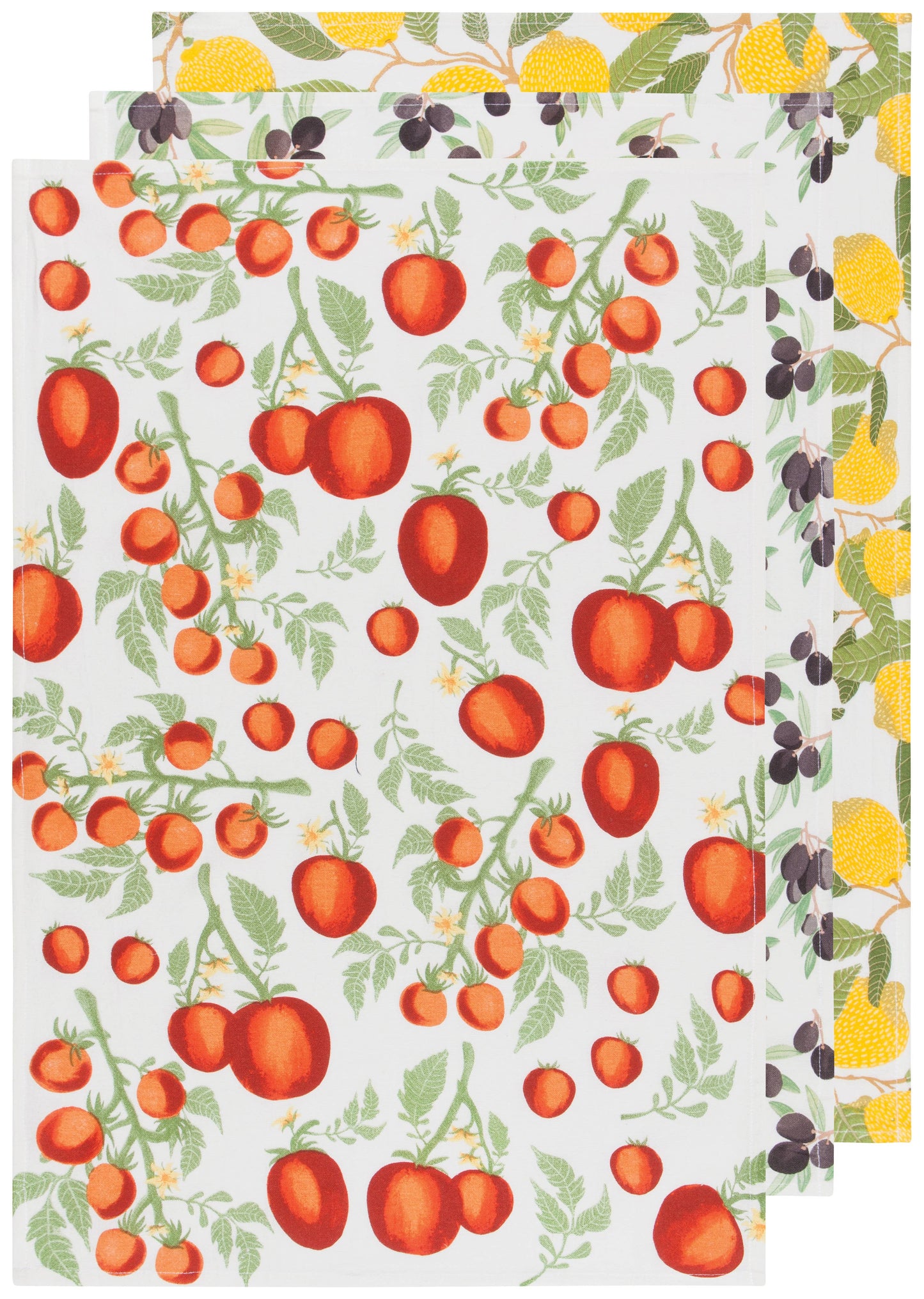 MEDITERRANEAN BAKERS FLOURSACK DISHTOWELS SET OF 3