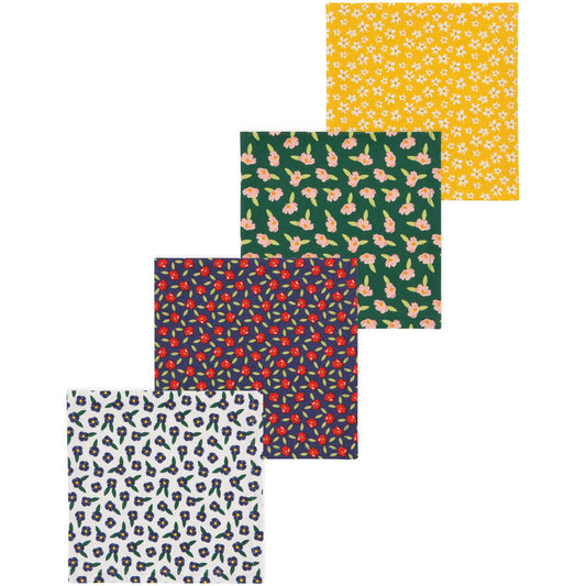 FULL BLOOM NAPKINS SET OF 4 ASSORTED