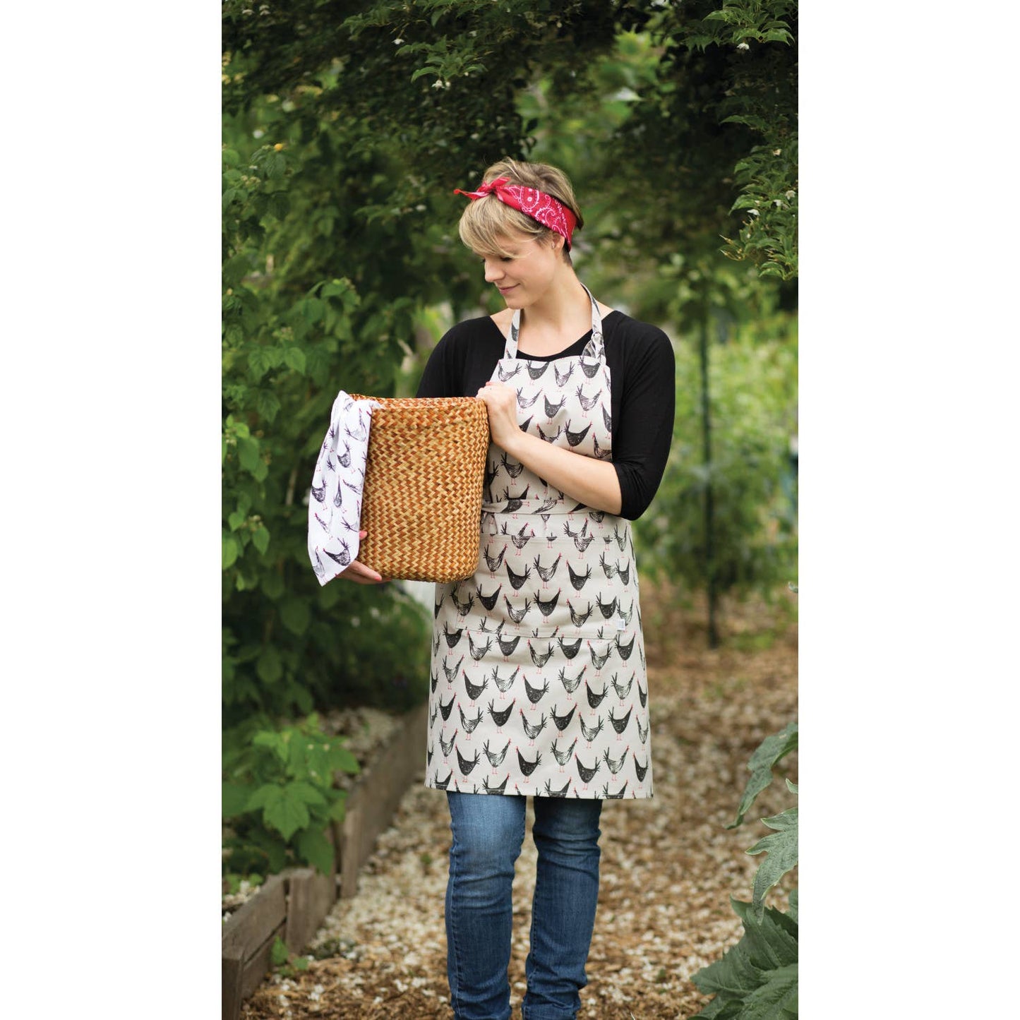 CHICKEN SCRATCH DISHTOWEL