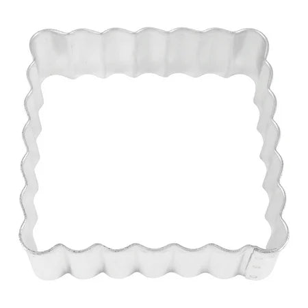 SQUARE FLUTED COOKIE CUTTER 2.75"