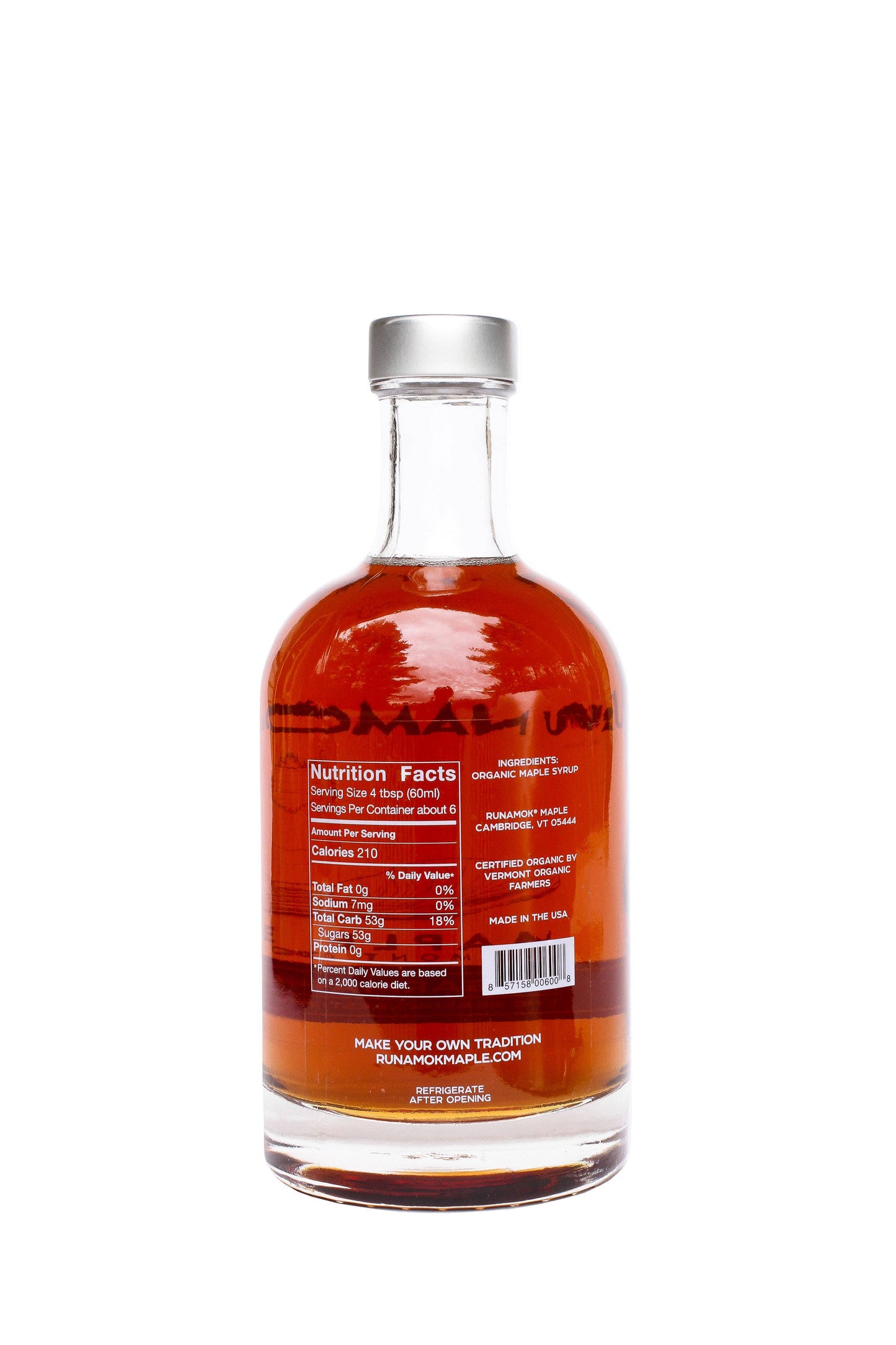 SUGARMAKER’S CUT PURE VERMONT ORGANIC MAPLE SYRUP 375ml