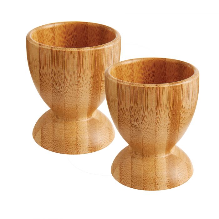BAMBOO EGG CUPS SET/2