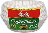 MELITTA BASKET COFFEE FILTERS 4-6 CUP 200/CT