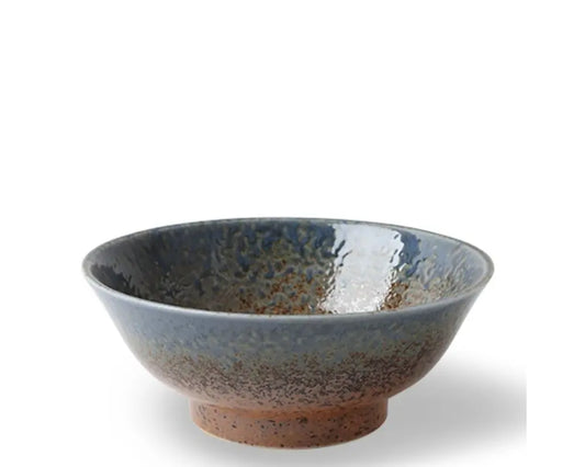 BLUE SAND CRACKLE BOWL 7.5"