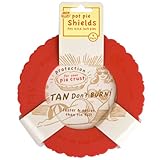 SILICONE POT PIE SHIELD 4PK RED
