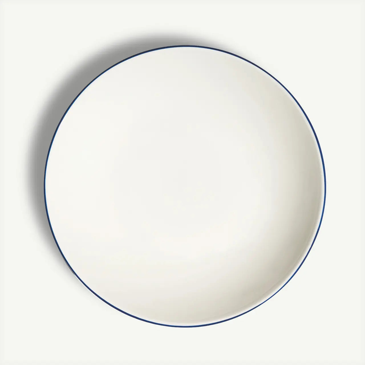ENTREE BOWL NAVY RIM 10" SINGLE
