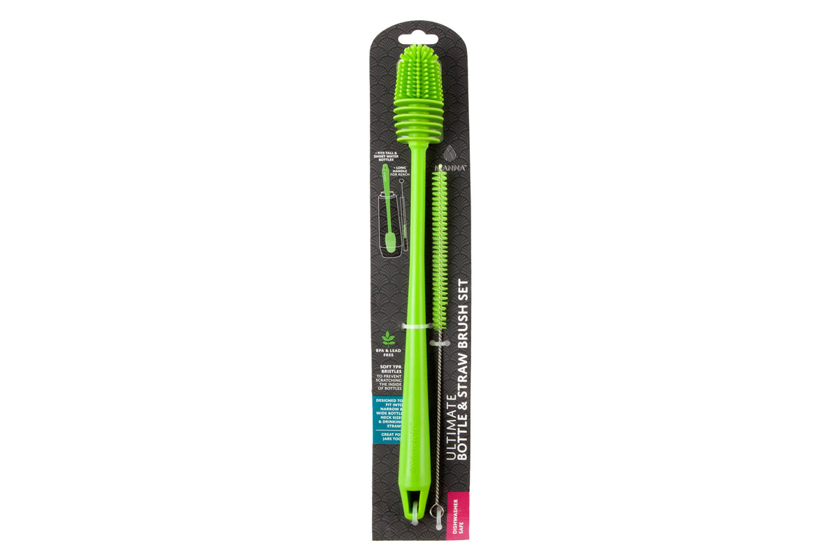 Silicone Bottle Brush with Straw Brush Cleaner (single)
