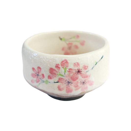 CHERRY BLOSSOMS MATCHA BOWL 8oz 3.75"