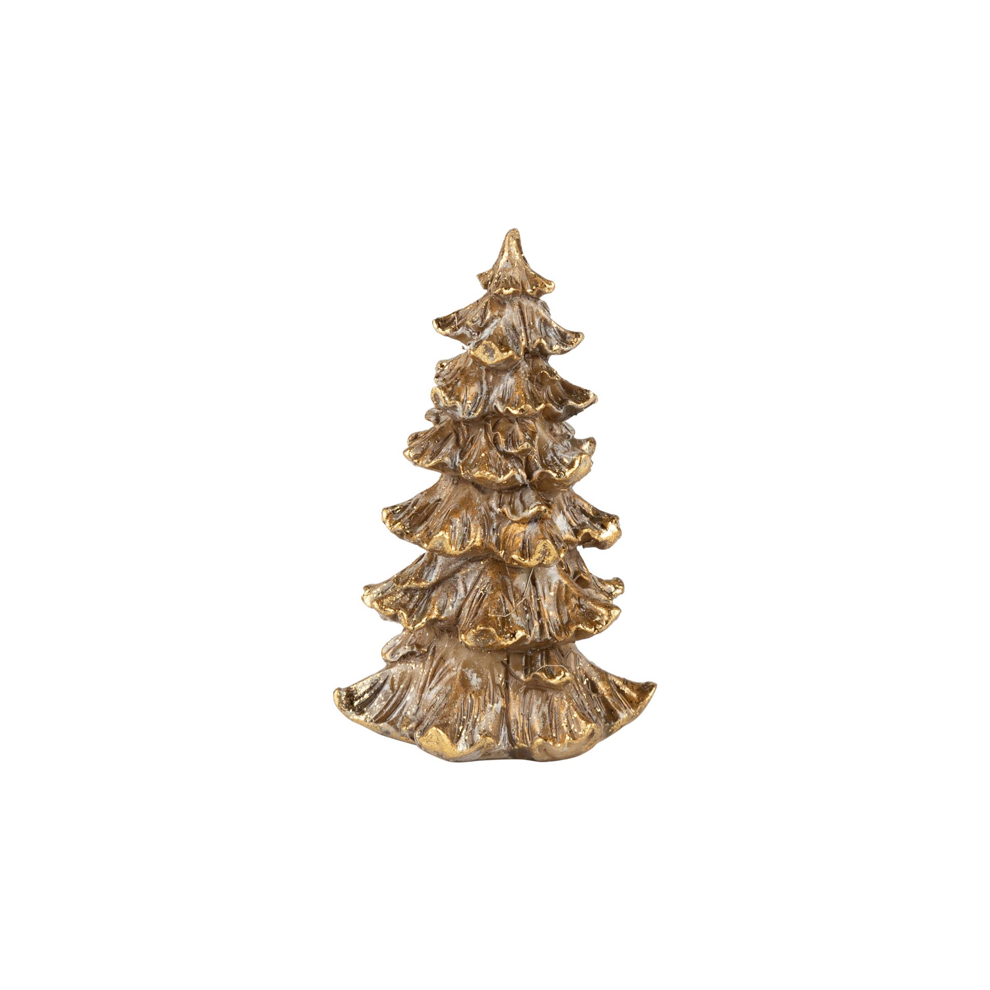ANTIQUE GOLD FINISH TABLETOP TREE 3"