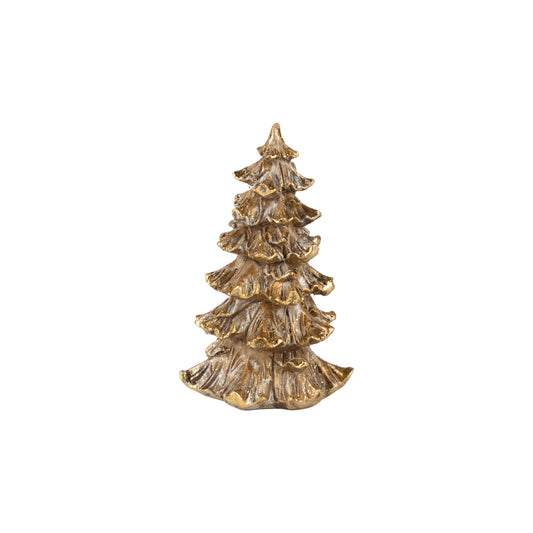 ANTIQUE GOLD FINISH TABLETOP TREE 3"