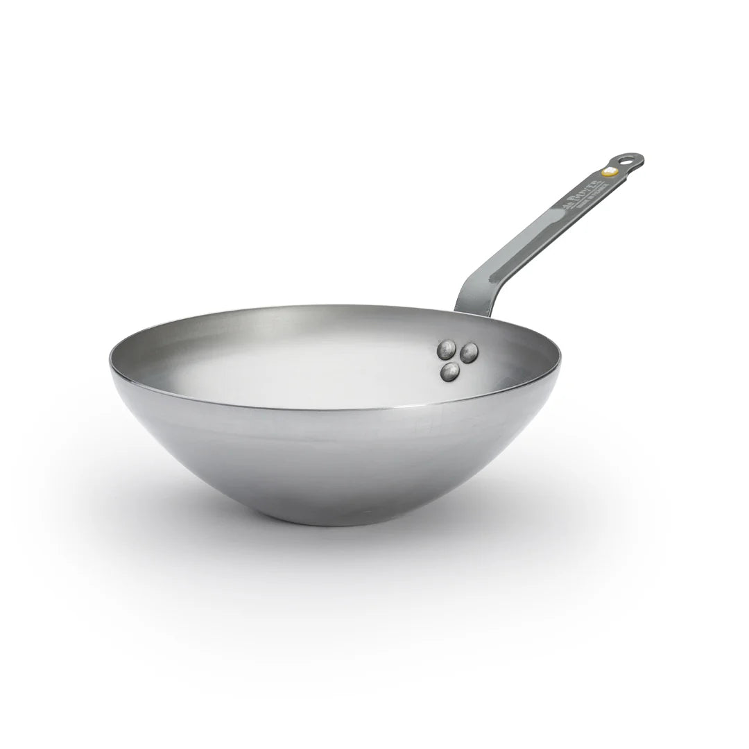 DE BUYER WOK 12.5" MINERAL B ELEMENT