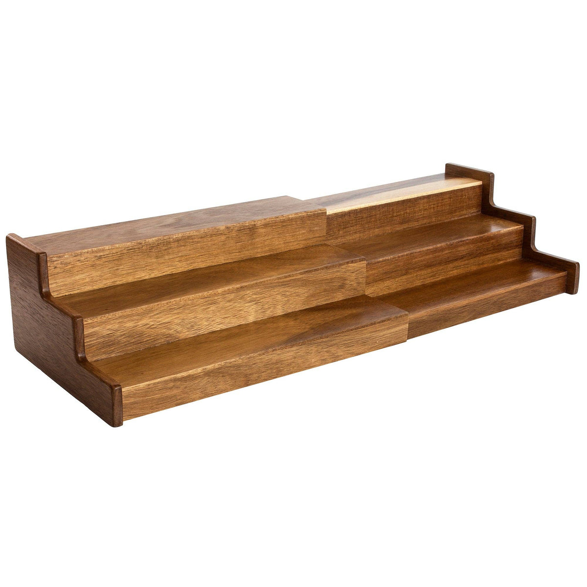 TB Home® Acacia Wood 3-Tier Expandable Spice Rack