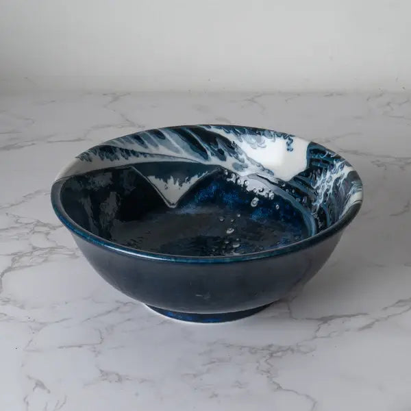 KANAGAWA GREAT WAVE  RAMEN BOWL 7.5"