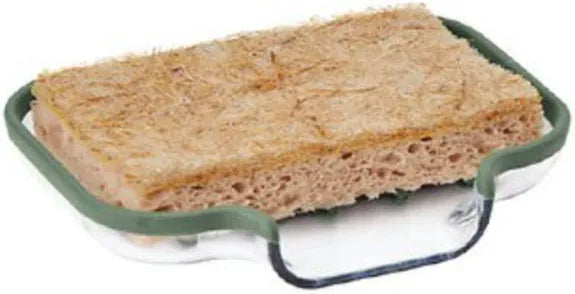 CORA SINK SPONGE & SOAP DISH - THYME/CLEAR