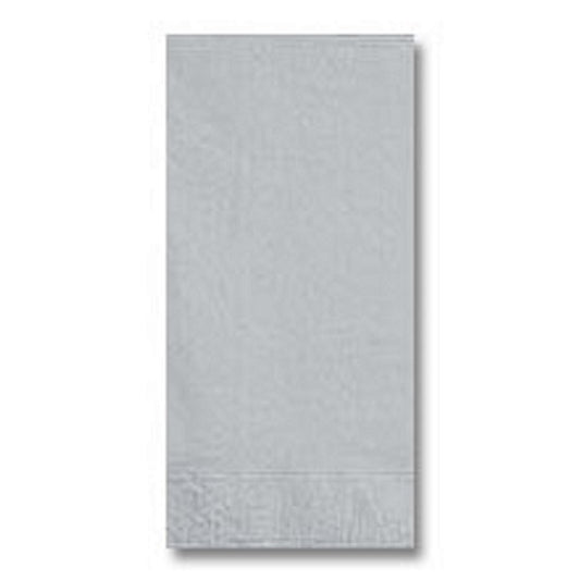GUEST TOWELS METALLIC SILVER