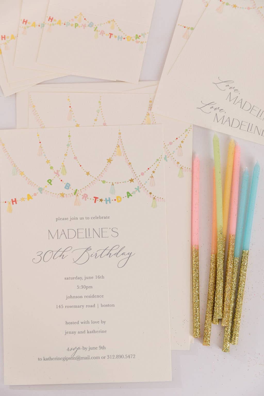 PLACE CARDS HAPPY BIRTHDAY