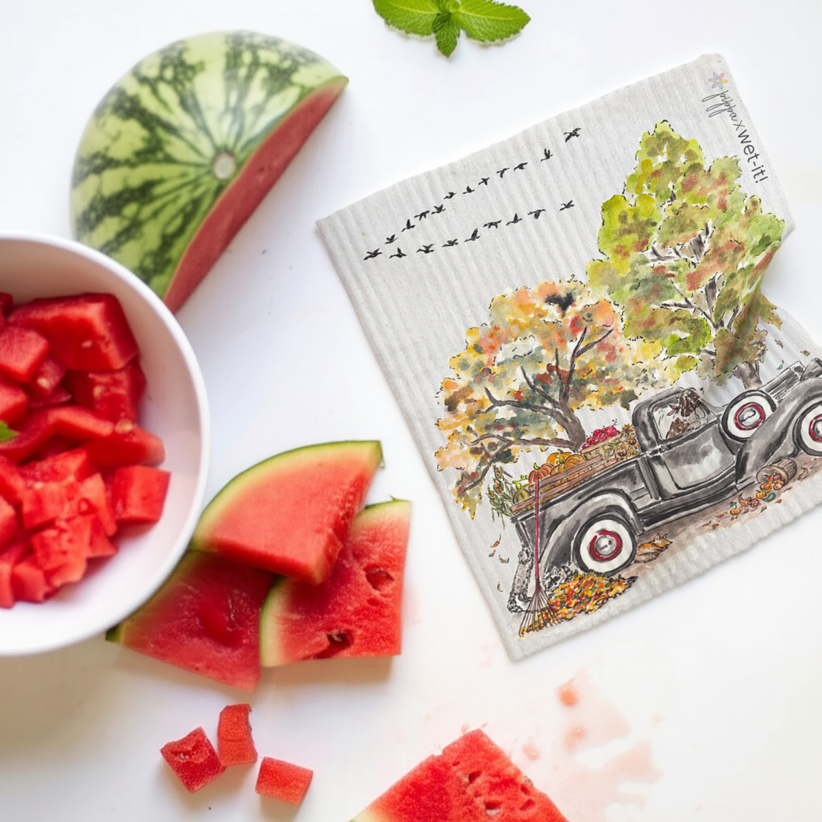 Fruitful Fall Swedish Cloth