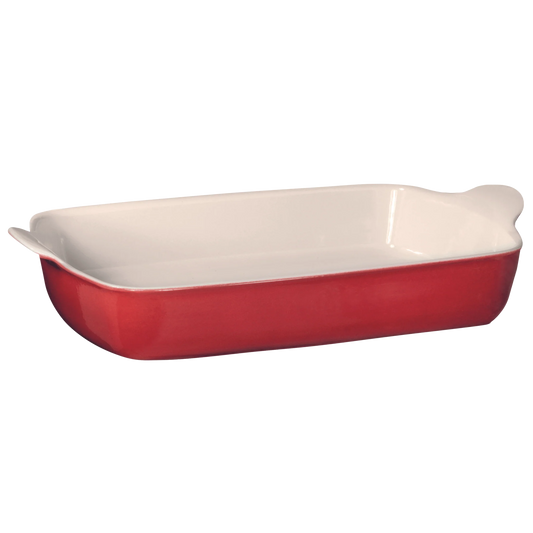 EMILE HENRY EXTRA LARGE RECTANGULAR BAKER 17.75 X 11/5 QT ROUGE