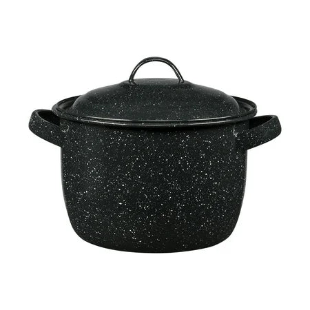 GRANITEWARE BEAN POT 4 QT BLACK
