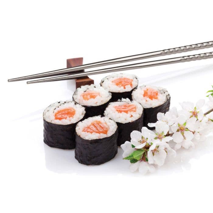 STAINLESS STEEL CHOPSTICKS 5 PAIRS