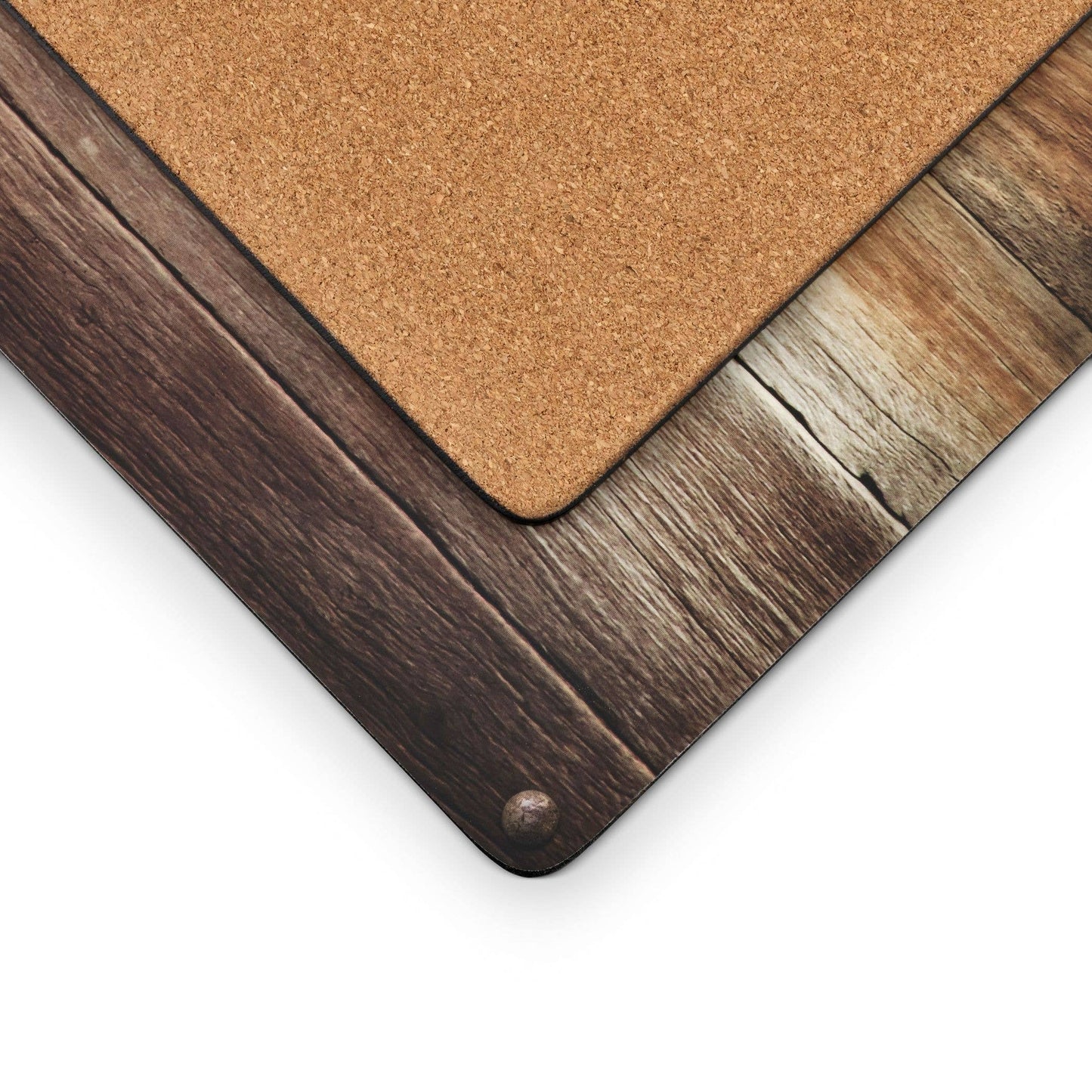 Lodge Placemats Set of 4: MDF, Cork Backed / Lodge