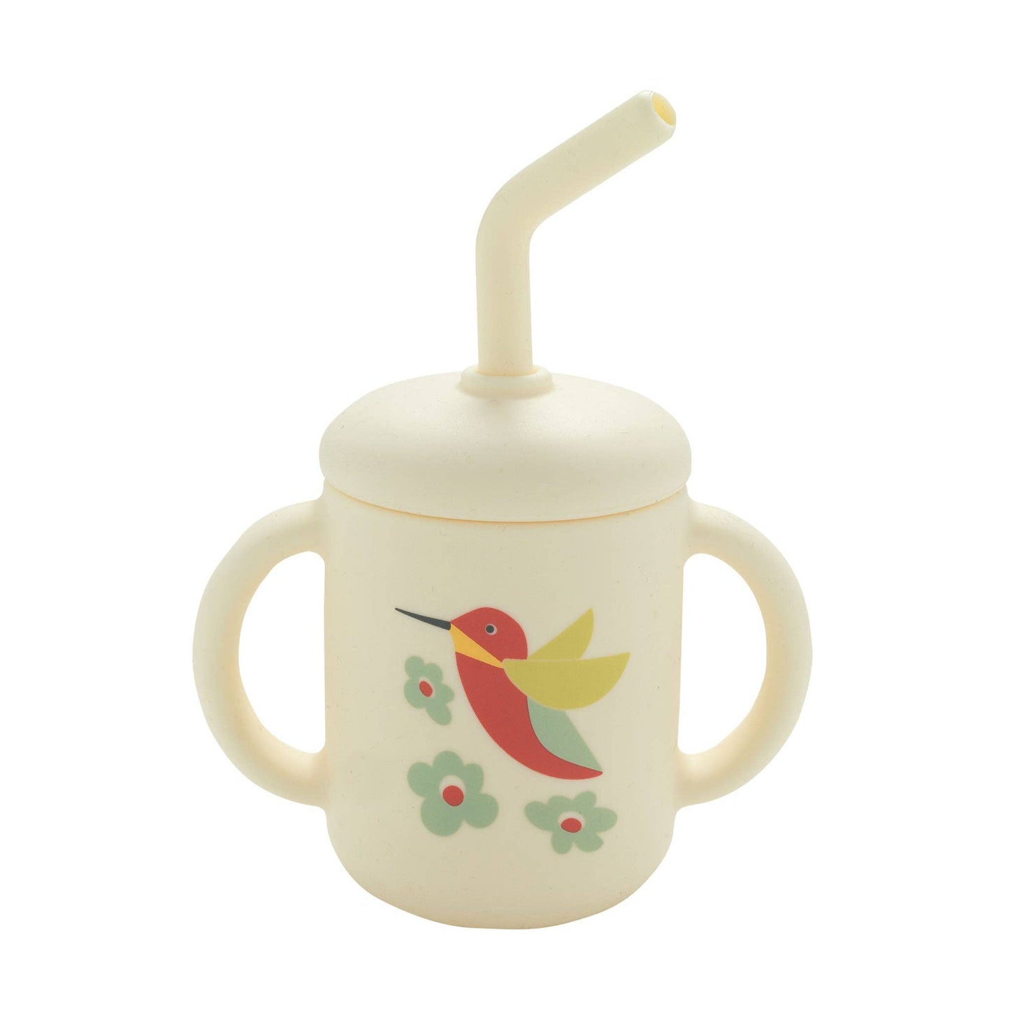 SILICONE SIPPY CUP: HUMMINGBIRD