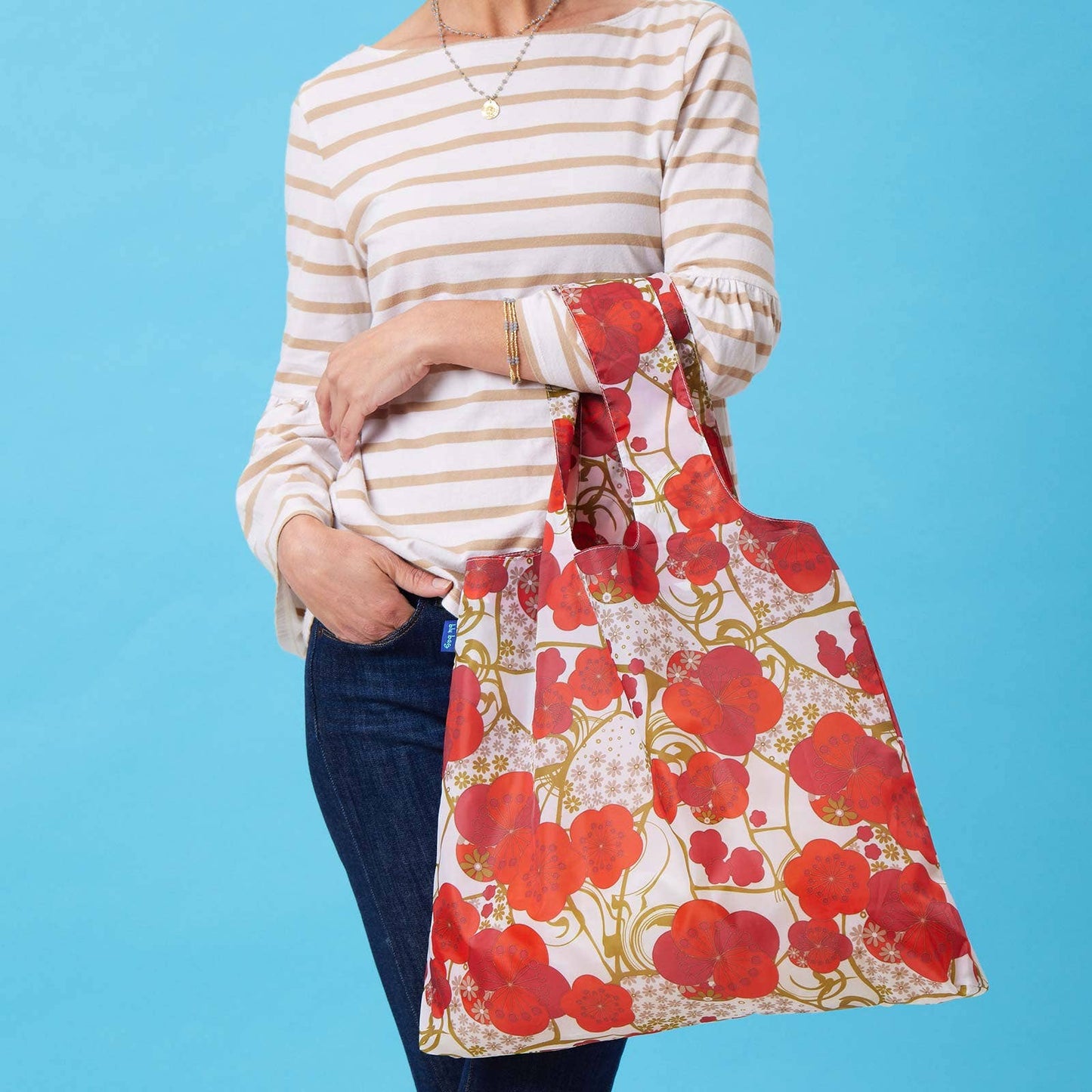 KINTSUGI BLU BAG REUSABLE SHOPPER TOTE